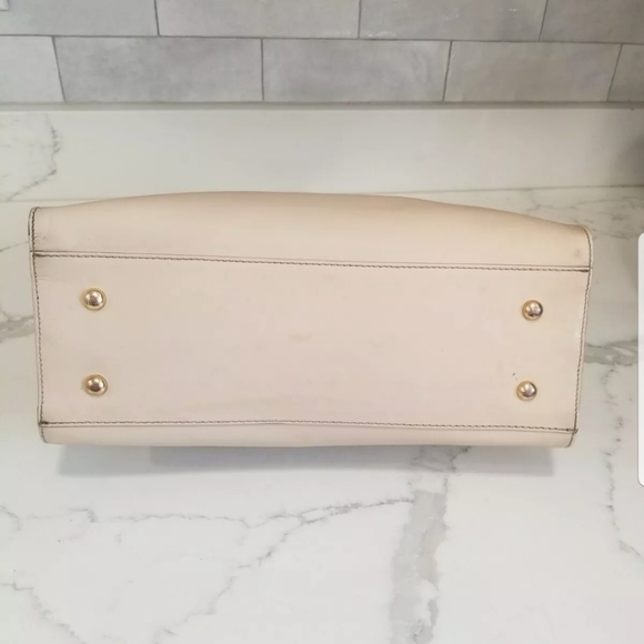 SOLD! Iacucci top handle Leopard Pony Hair/ Pink with Black Trim leather handbag - Picture 5 of 9